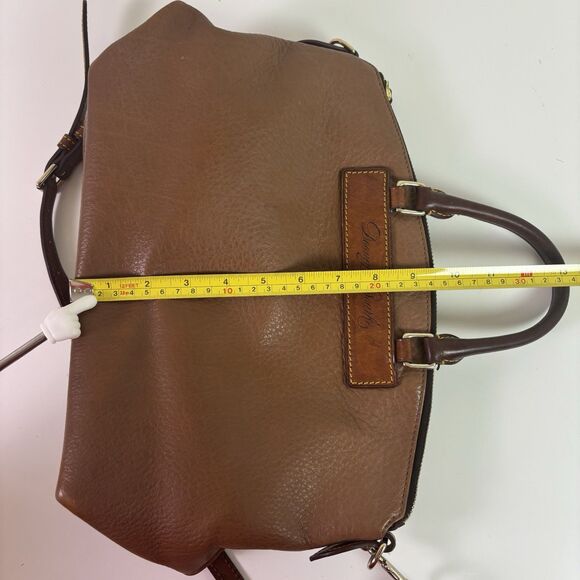 Vintage Dooney & Bourke Florentine Vachetta Brown Leather Large Juliette Satchel - Picture 12 of 16